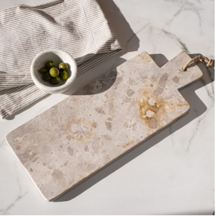 Beige Marble Cheese Board