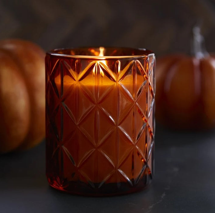 Spiced Pumpkin Candle In Decorative Glass