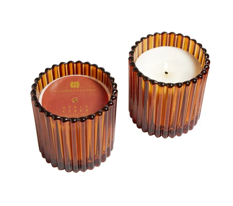 Apple Cider Candle In Decorative Glass