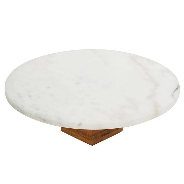 12" Marble Cake Stand