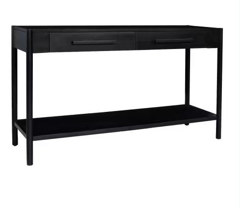 Sophie 1-Drawer Desk- Black