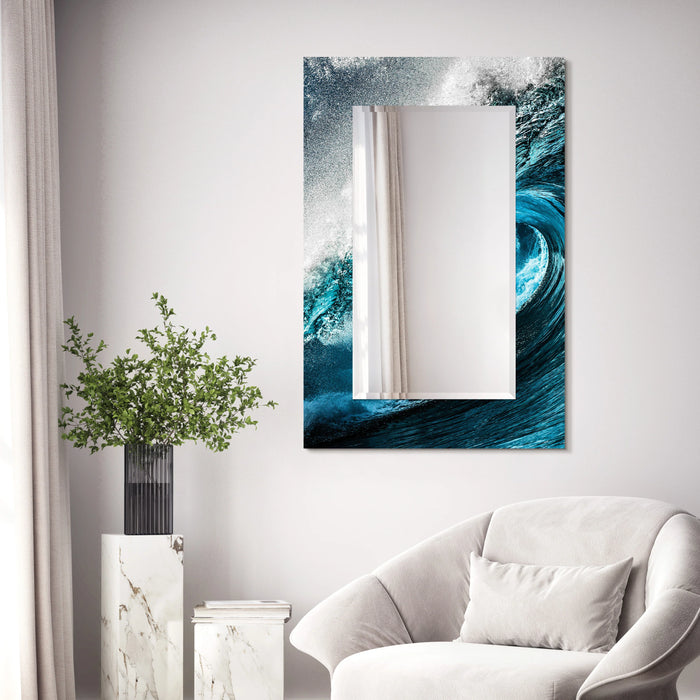 Sapphire Sea Rectangular Mirror
