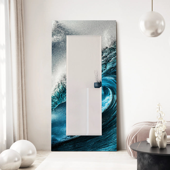 Sapphire Sea Floor Mirror