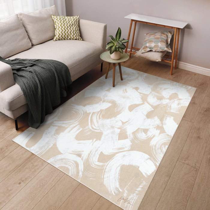 Swish Stone I 8x10 Rug