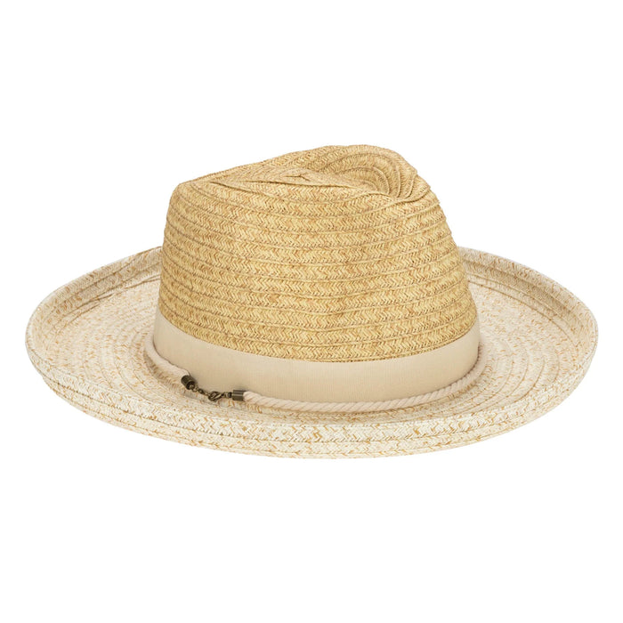 Ultrabraid Two Tone Rolled Fedora Hat
