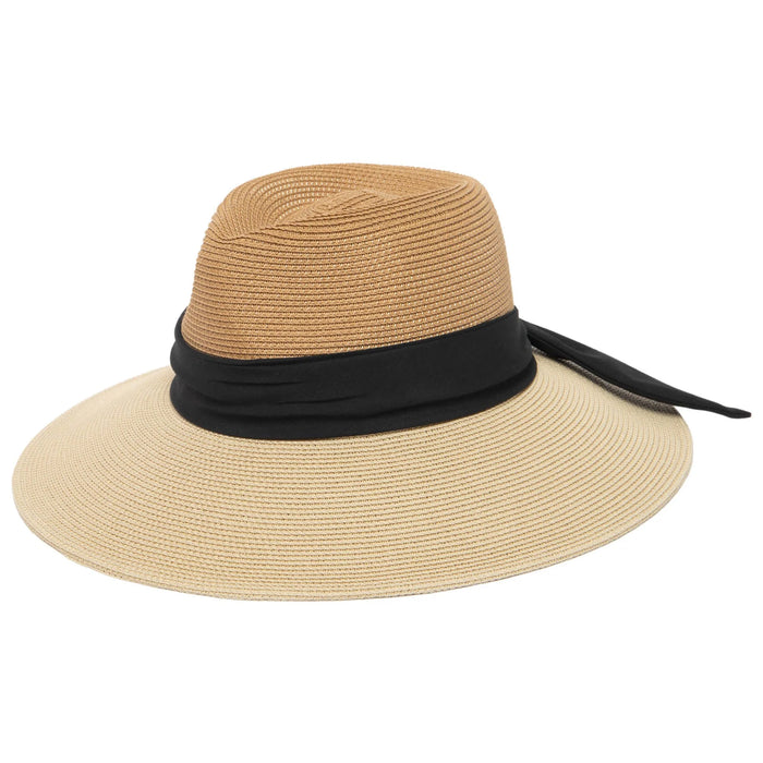 Paola Women's Ultrabraid Two Tone Fedora Hat