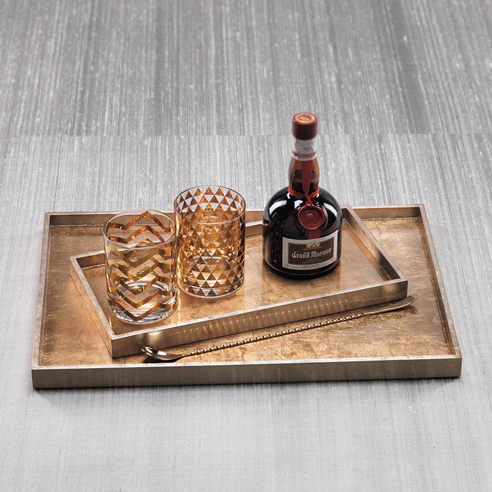 Antique Gold / Silver Serving Tray