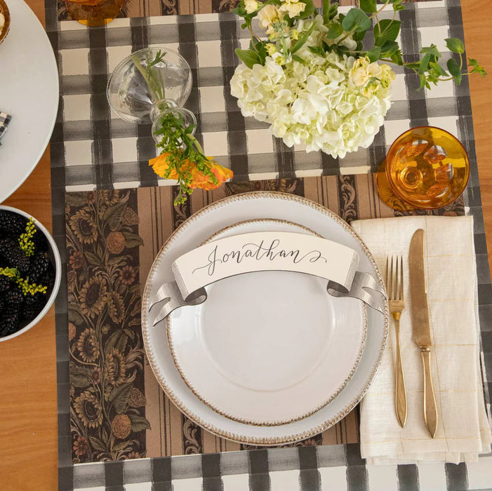 Classic Black Banner- Pack of 12