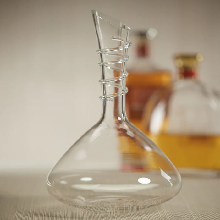 Bordeaux Handmade Glass Wine Decanter