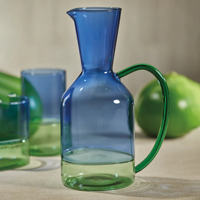 Riviera Two Toned Glass Pitcher