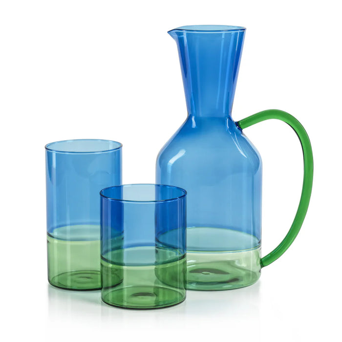 Riviera Two Toned Glass Pitcher