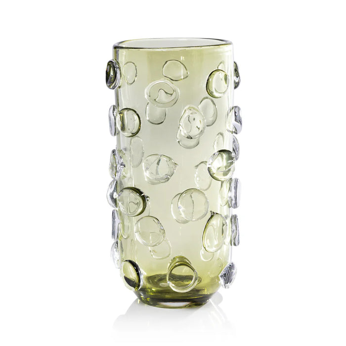 Celeste Tall Vase / Hurricane - Olive Green