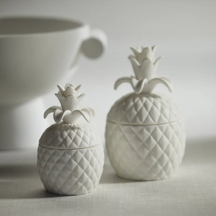 Ceramic Pineapple Candle
