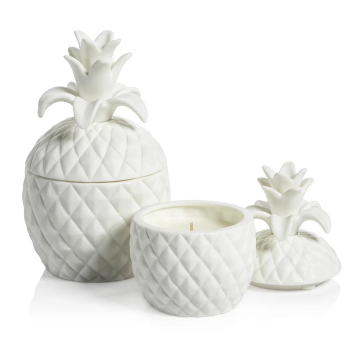 Ceramic Pineapple Candle