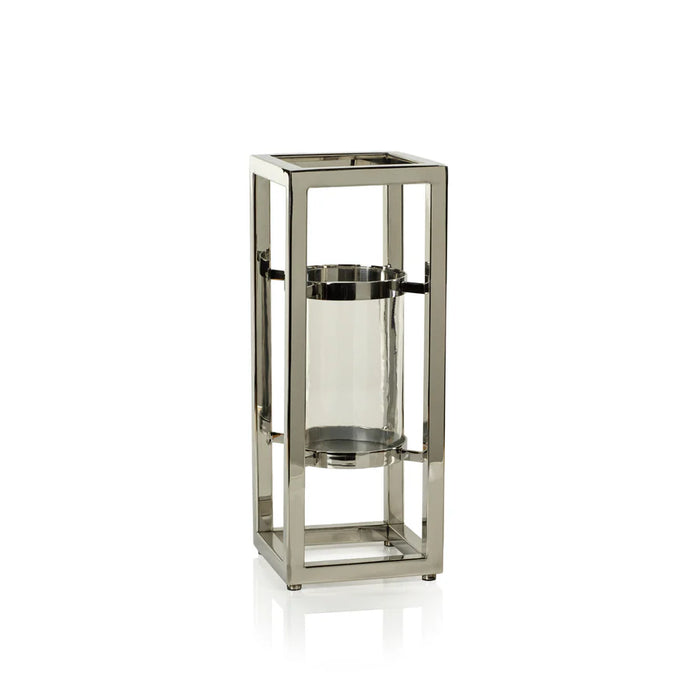 Beaufort Polished Steel Hurricane
