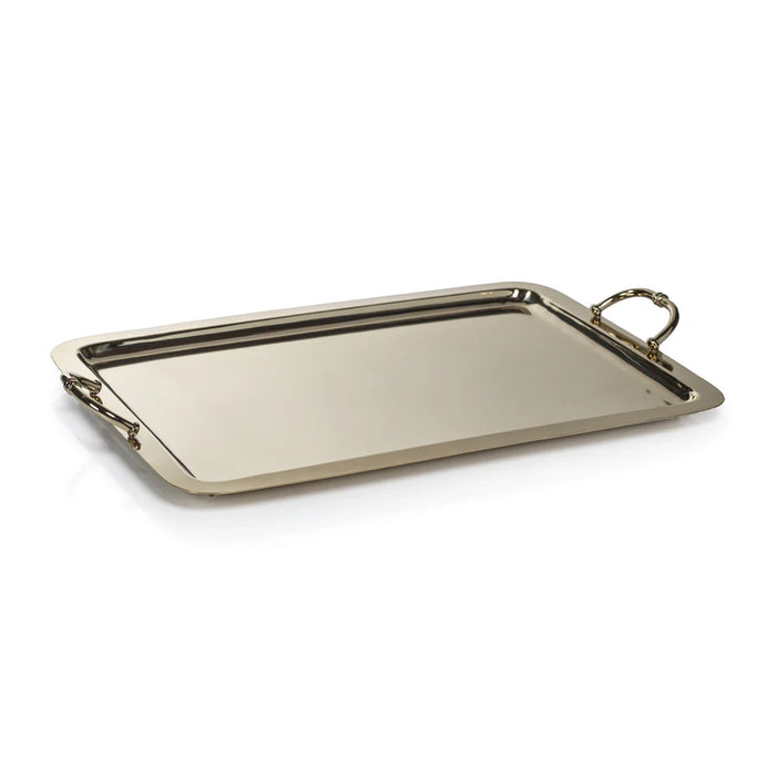 Manetta Alloy and Brass Tray - Polished Gold