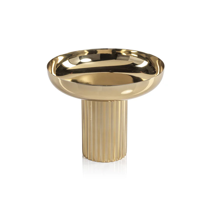 Footed Bowl - Polished Gold