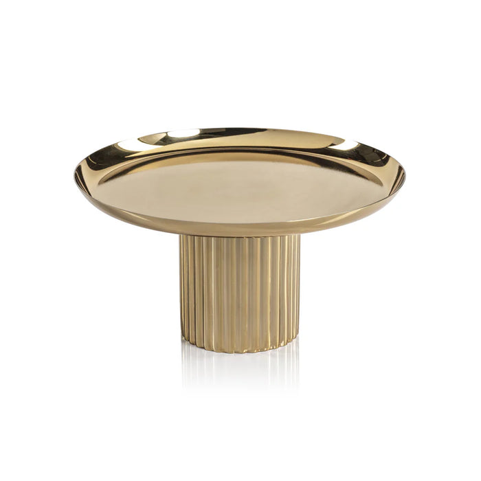 Footed Cake Stand- Polished