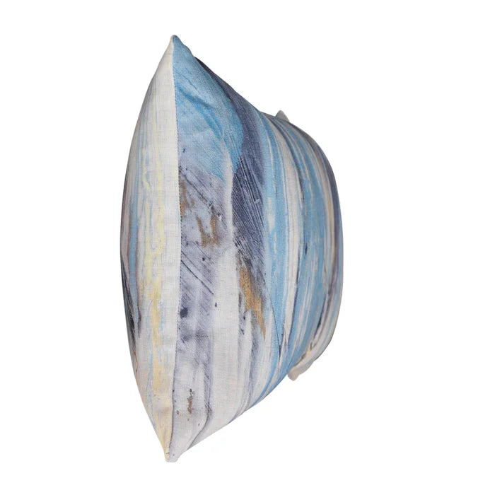 Essence Splash Linen Art Down Pillow
