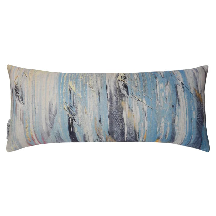 Essence Splash Linen Art Down Pillow