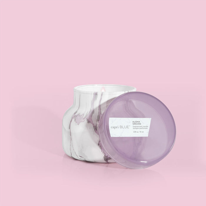 8oz Modern Marble Petite Candle