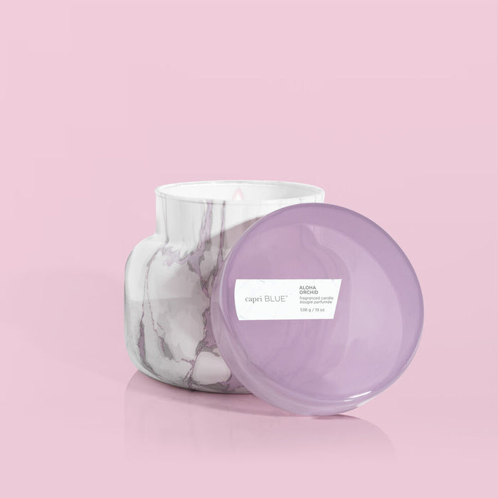 19oz Modern Marble Jar Candle