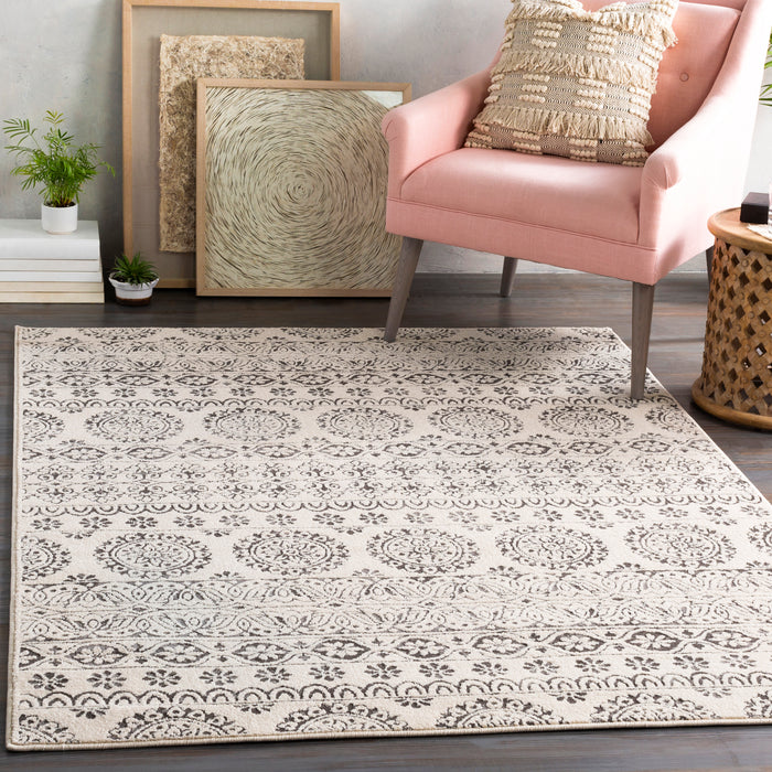 Bahar Charcoal 5x7 Rug