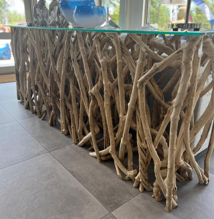 Liliana Console Table With Glass