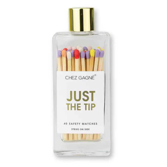 Just The Tip Bottle Matches