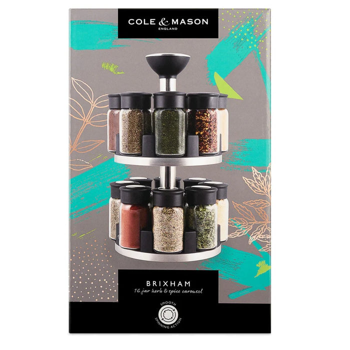Brixham 16 Jar Spice Carousel