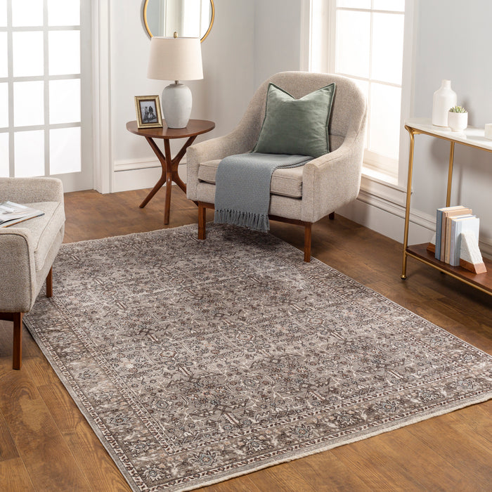 Carlisle Light Grey 5x8 Rug