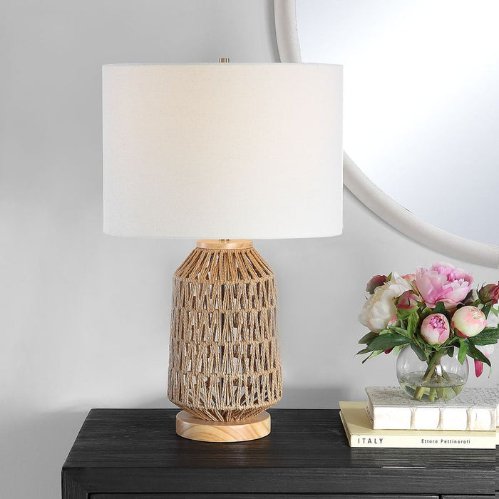 Rattan Lamp- Natural