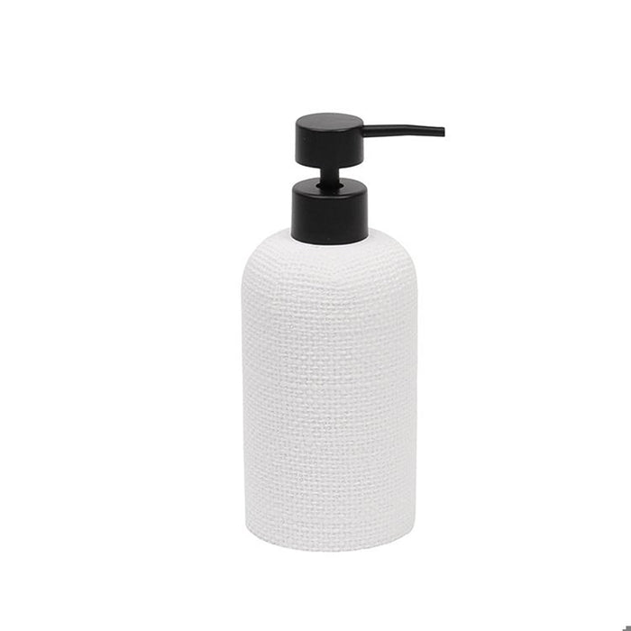 Linen Soap Pump - White
