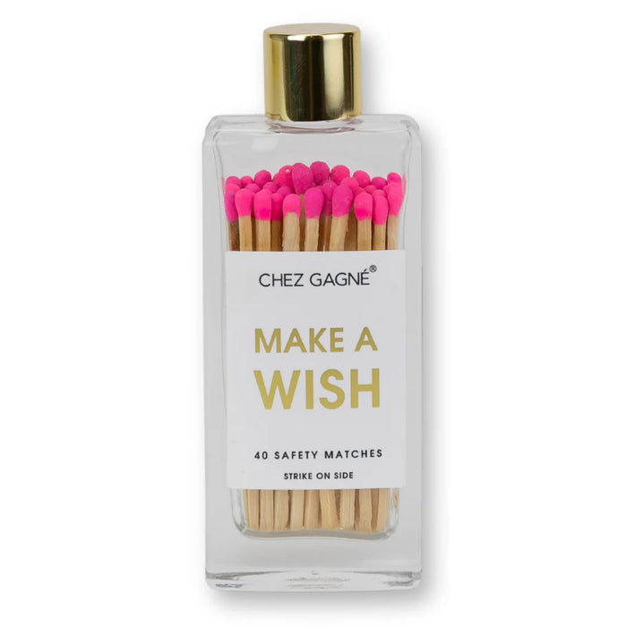 Make a wish Bottle Matches