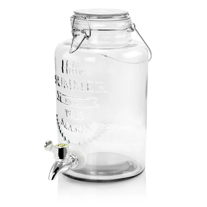 Glass Bayfront Drink Dispenser