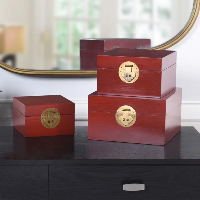 Red Chinese Style Decor Box