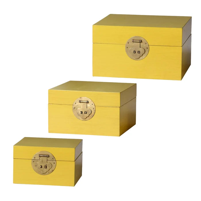 Yellow Chinese Style Decor Box