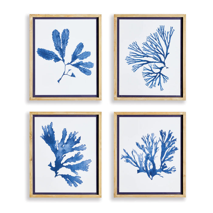 Indigo Seaweed Print - Assorted