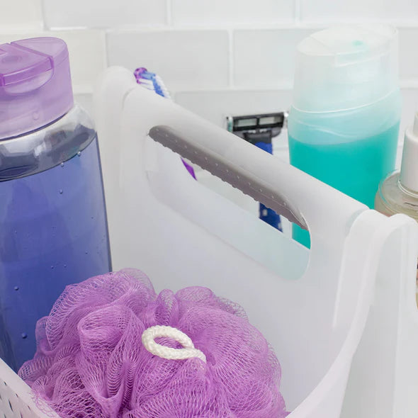 Clear Shower Tote With Handle