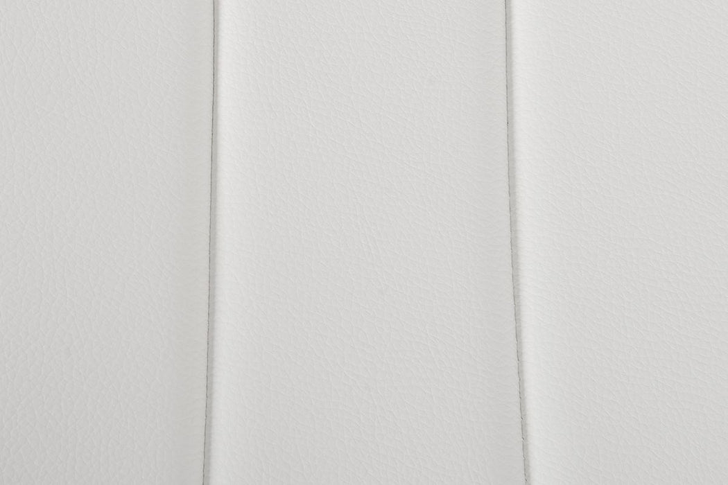 Libby White Leatherette Dining Chair