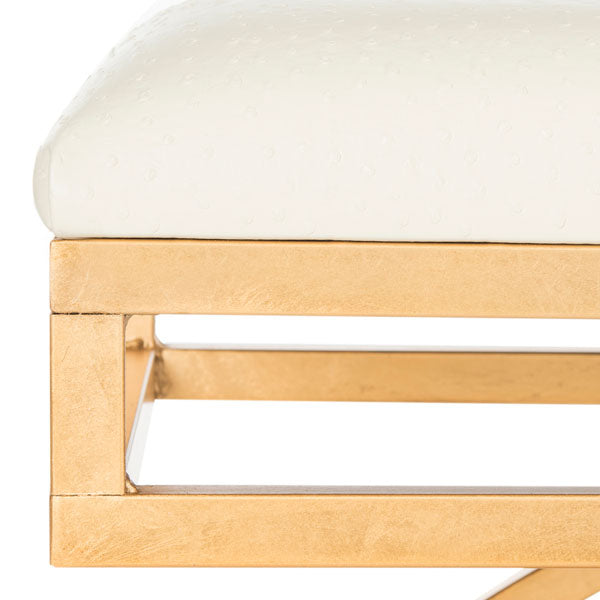 Moon Arc Bench - Cream & Gold