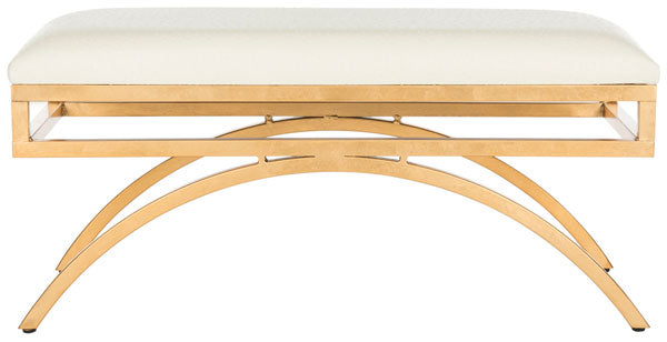 Moon Arc Bench - Cream & Gold