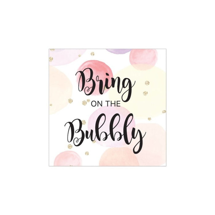 Bring On The Bubbly Cocktail Napkin