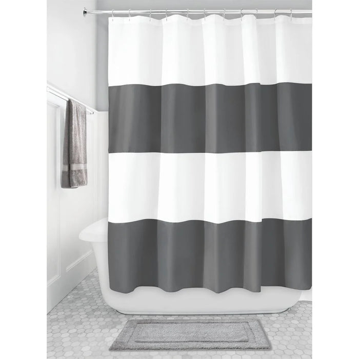 Zeno Charcoal Shower Curtain