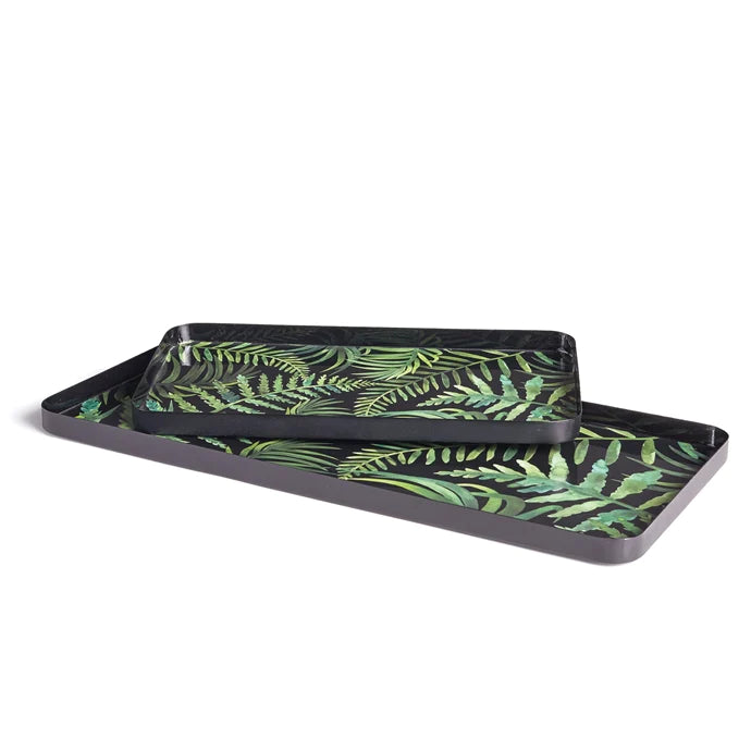 Garden Fern Rectangular Tray