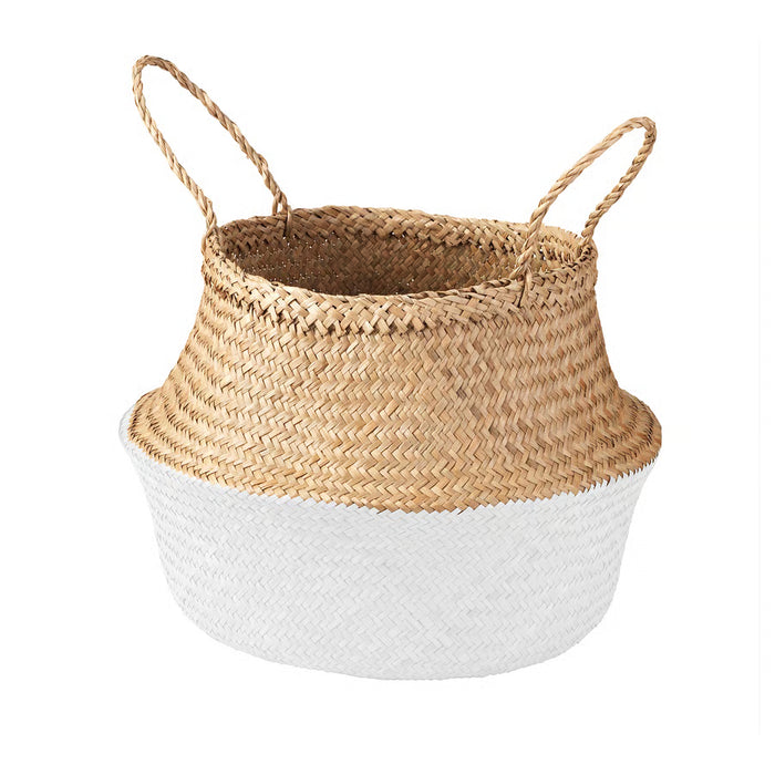 Sedge Natural/White Basket