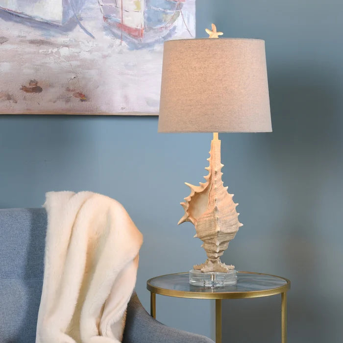 Coastal Table Lamp w/Conch Shape