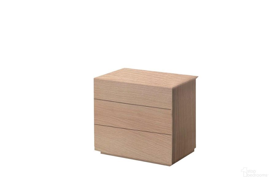 Vex Night Table - White Oak