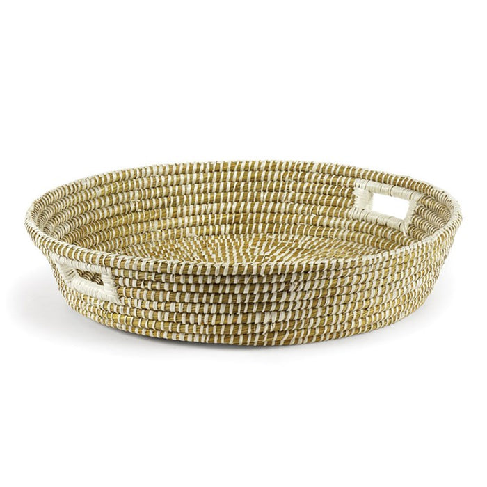 Rivergrass Low Bowl With Handles