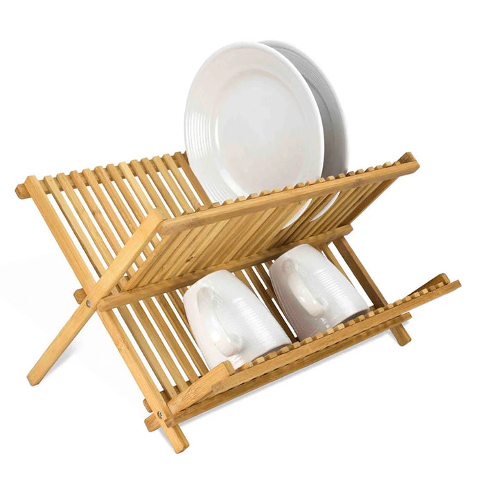 Foldable Sink/Dish Drainer - Bamboo